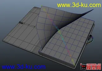 3D打印模型写实书本 有翻书动画的图片