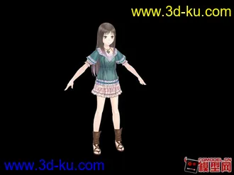 3D打印模型托托莉妹子一枚的图片