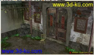 3D打印模型一个老旧的场景的图片