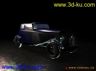 3D打印模型国外的一款老爷车的图片