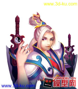 3D打印模型古剑奇侠NPC半身像的图片