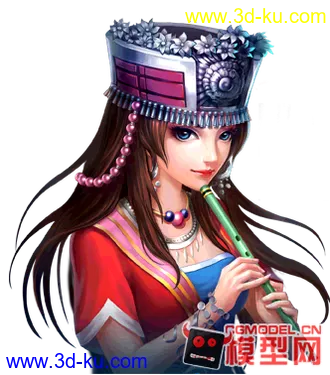3D打印模型古剑奇侠NPC半身像的图片