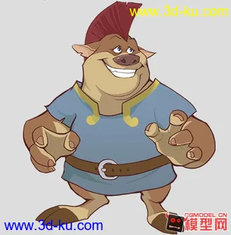 3D打印模型一个可爱的小猪猪~的图片