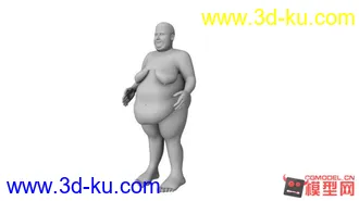 3D打印模型胖女人的图片