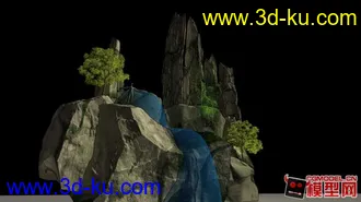 3D打印模型假山一座的图片