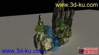3D打印模型假山一座的图片