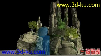 3D打印模型假山一座的图片