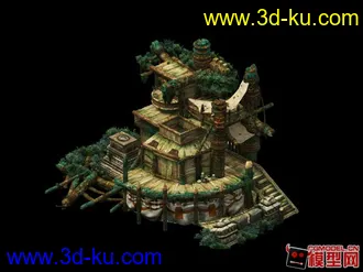 3D打印模型古藤建筑的图片