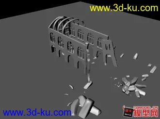 3D打印模型废旧的城堡的图片