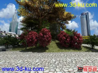 3D打印模型一个园林场景，需要的可以拿去的图片