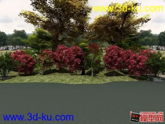 3D打印模型一个园林场景，需要的可以拿去的图片