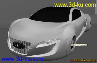 奥迪概念车(模型在楼下)的图片