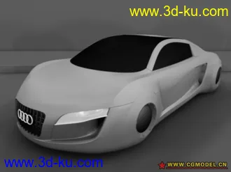 奥迪概念车(模型在楼下)的图片