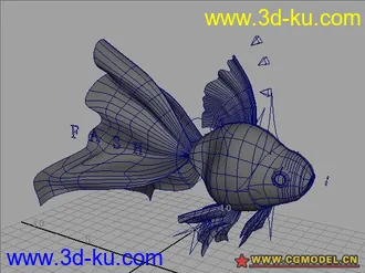 3D打印模型金鱼+绑定 ￥￥￥￥的图片