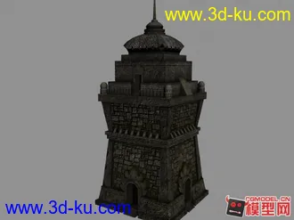 3D打印模型一个塔的图片