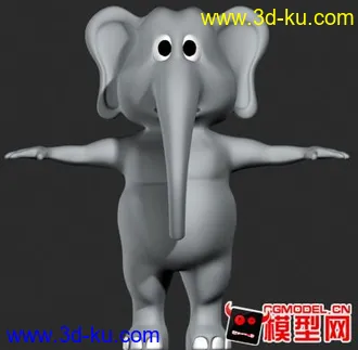 3D打印模型卡通狗狗 卡通大象的图片