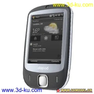 3D打印模型手机——dopod s1的图片