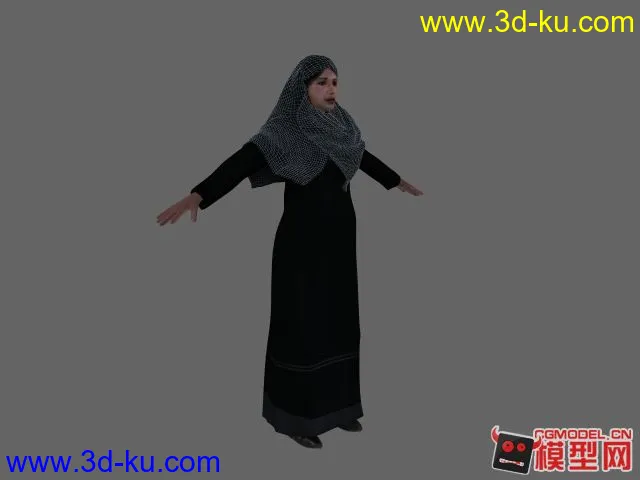 Arabs(阿拉伯)西域 伊斯兰 阿拉伯人 3d模型下载的图片2