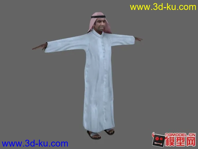Arabs(阿拉伯)西域 伊斯兰 阿拉伯人 3d模型下载的图片8