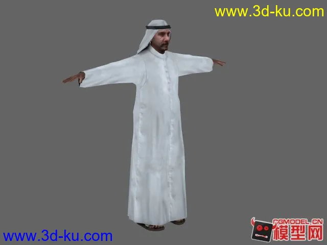 Arabs(阿拉伯)西域 伊斯兰 阿拉伯人 3d模型下载的图片10
