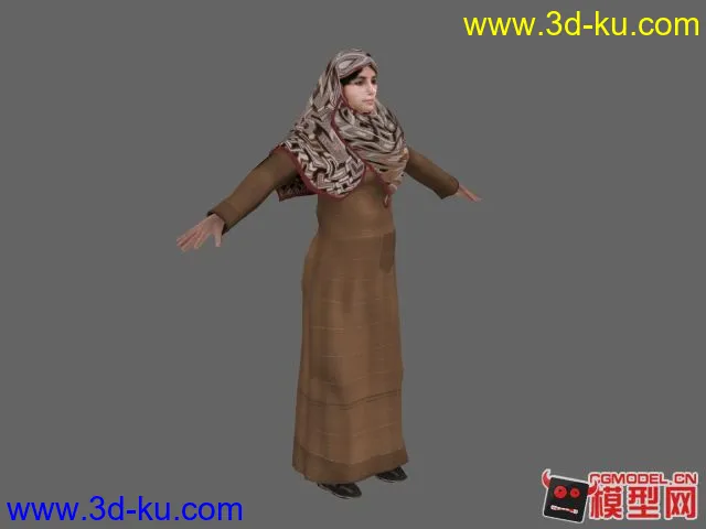 Arabs(阿拉伯)西域 伊斯兰 阿拉伯人 3d模型下载的图片14