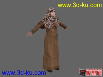 Arabs(阿拉伯)西域 伊斯兰 阿拉伯人 3d模型下载的图片