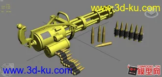 3D打印模型加特林！的图片