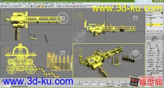 3D打印模型加特林！的图片