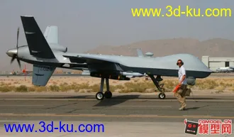 美军MQ-9死神无人机精模型带贴图的图片