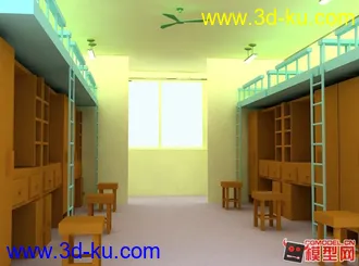 3D打印模型这是我们寝室宿舍的图片