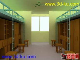 3D打印模型这是我们寝室宿舍的图片