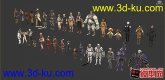 最终幻想11全套模型资料及设定的图片