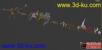 最终幻想11全套模型资料及设定的图片