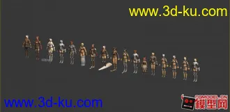 最终幻想11全套模型资料及设定的图片