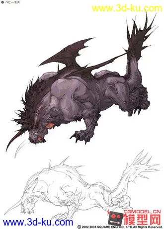 最终幻想11全套模型资料及设定的图片