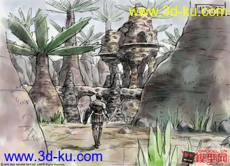 最终幻想11全套模型资料及设定的图片