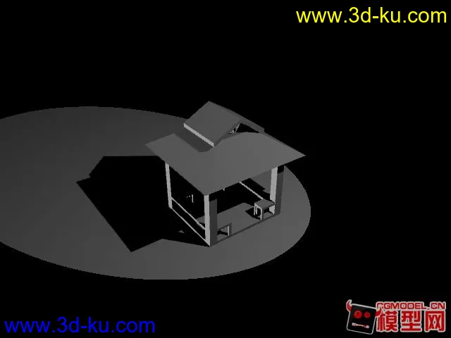 非常简单的一个亭子模型的图片1