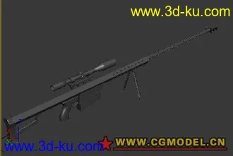 3D打印模型M82反器材狙击枪的图片