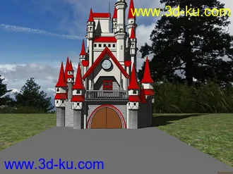 3D打印模型童话故事中的城堡的图片