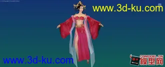 舞姬红蔷动画模型的图片