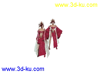 舞姬红蔷动画模型的图片