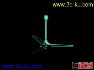 3D打印模型吊型电风扇的图片