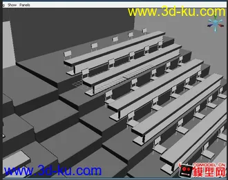 3D打印模型阶梯教室的图片