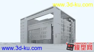 3D打印模型分享一下，一个公共建筑的图片