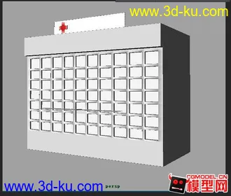 3D打印模型医院的图片