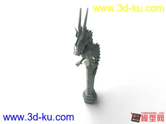 3D打印模型简易石柱及渲染设置的图片