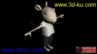 3D打印模型有趣的人形小老鼠的图片