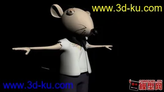 3D打印模型有趣的人形小老鼠的图片