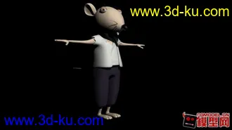 3D打印模型有趣的人形小老鼠的图片