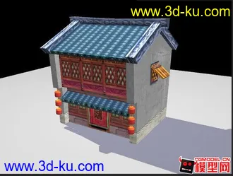 3D打印模型仿武林外传建筑的图片